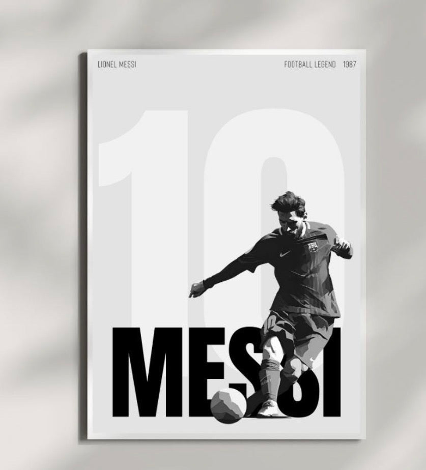 Lámina 3 Goleadores Messi  | AS Print Studio 
