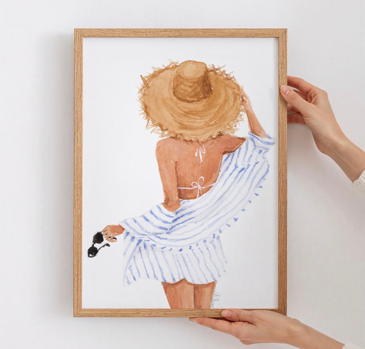 Lámina look playero. Lámina fine art 