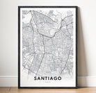 LaminaImpresaMapaSantiago| AS print Studio 